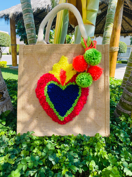 BOLSA CORAZON MEXICANO