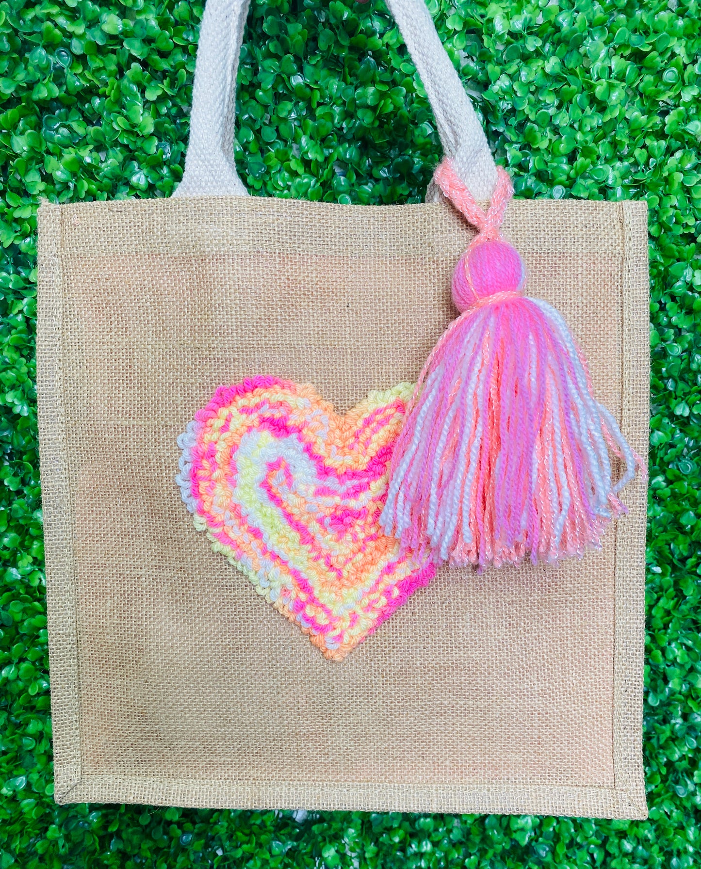 BOLSA DE CORAZON TONOS PASTEL